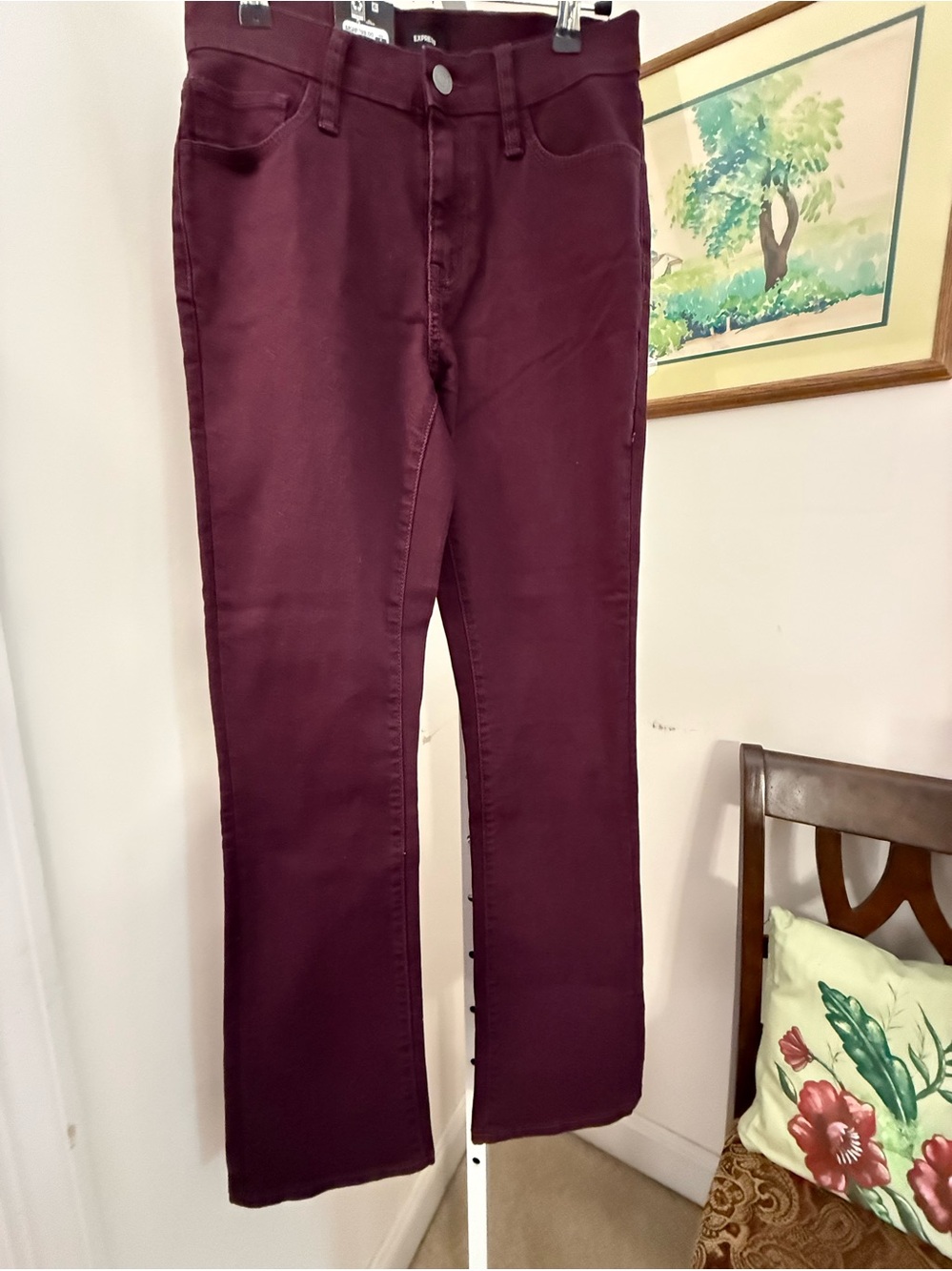 Express Bootcut Purple Jeans. NWT. Size 6